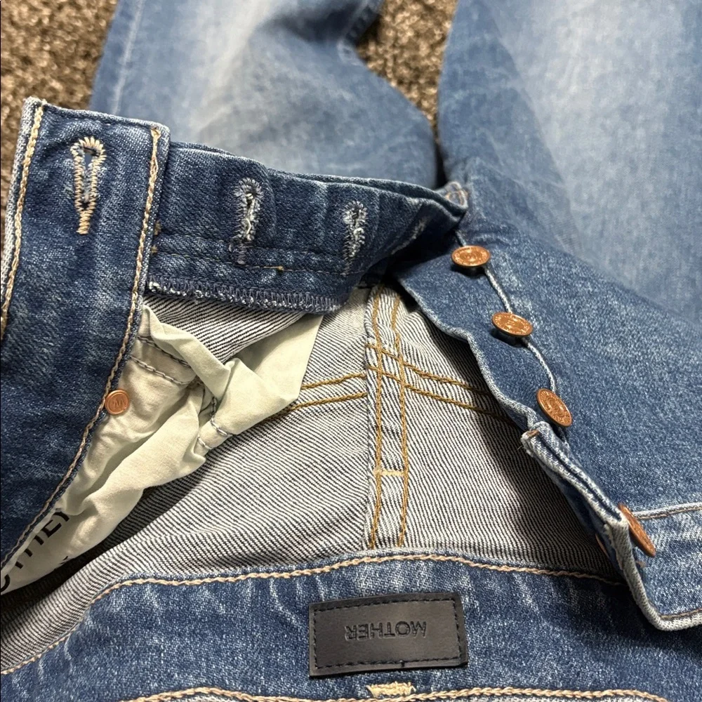 Mother Tomcat ankle fray jeans 27 - Picture 9 of 15